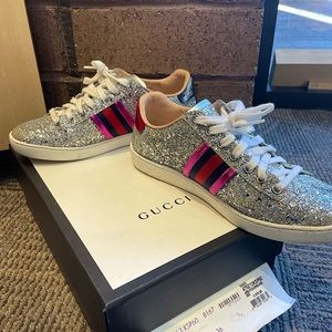 Sparkly Gucci Sneakers